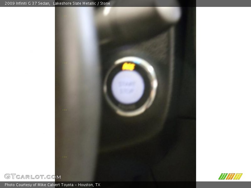 Lakeshore Slate Metallic / Stone 2009 Infiniti G 37 Sedan