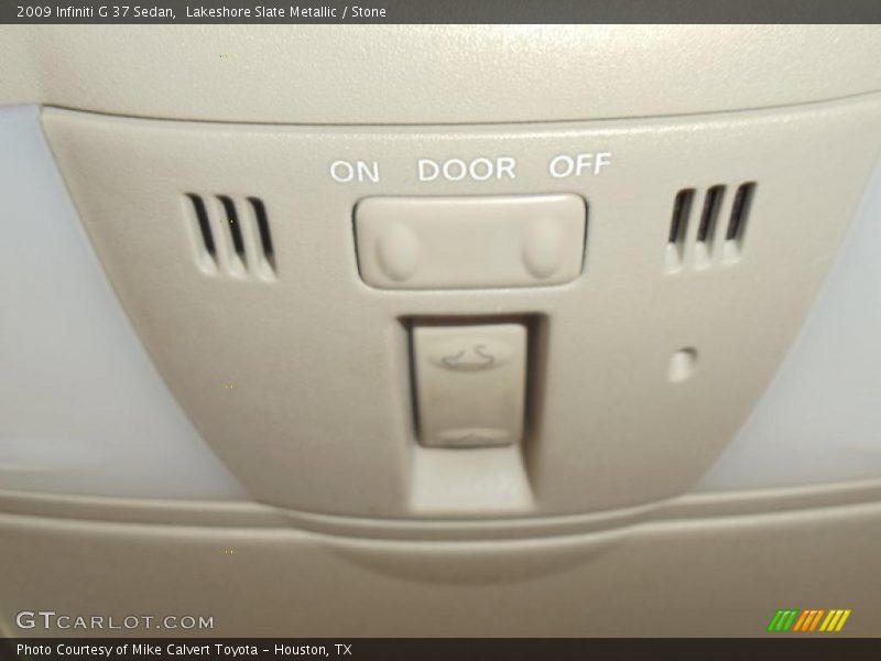 Lakeshore Slate Metallic / Stone 2009 Infiniti G 37 Sedan