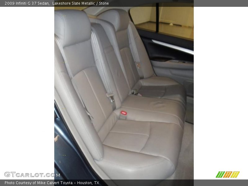 Lakeshore Slate Metallic / Stone 2009 Infiniti G 37 Sedan