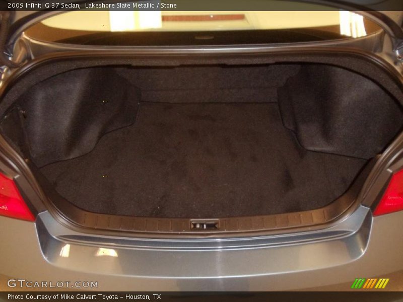 Lakeshore Slate Metallic / Stone 2009 Infiniti G 37 Sedan