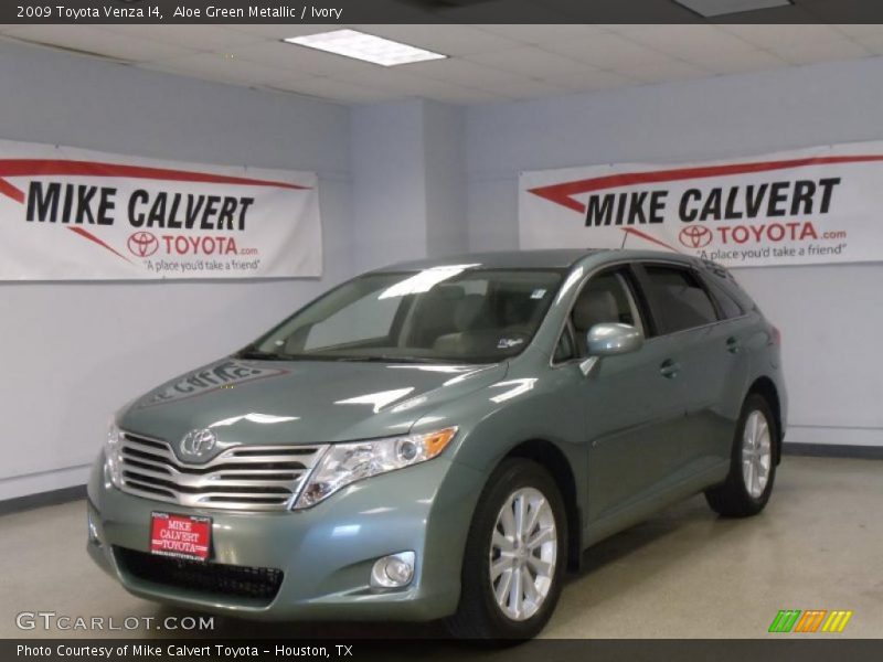 Aloe Green Metallic / Ivory 2009 Toyota Venza I4