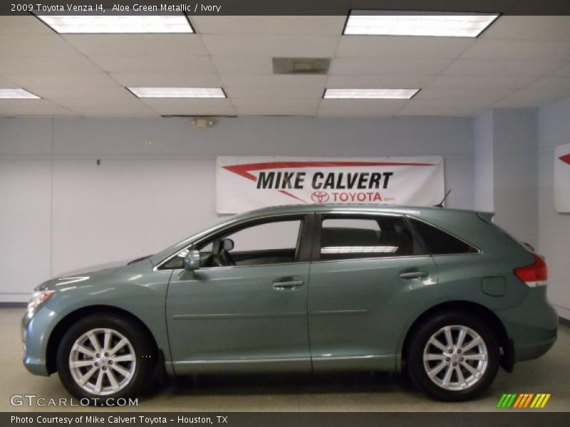 Aloe Green Metallic / Ivory 2009 Toyota Venza I4