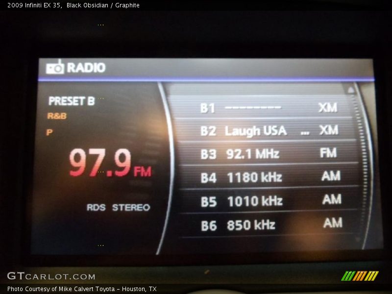 Black Obsidian / Graphite 2009 Infiniti EX 35