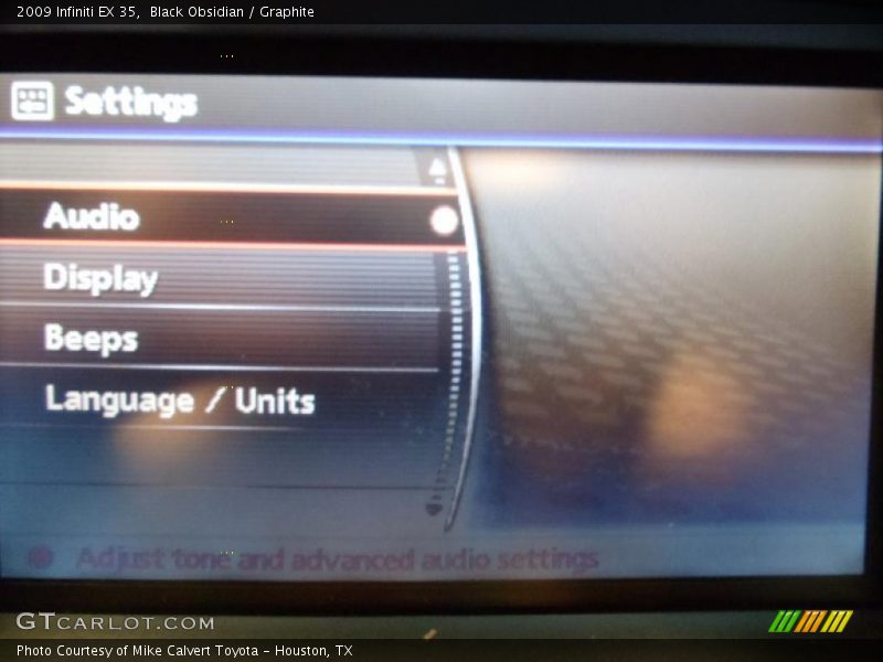 Black Obsidian / Graphite 2009 Infiniti EX 35