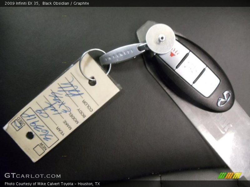 Black Obsidian / Graphite 2009 Infiniti EX 35
