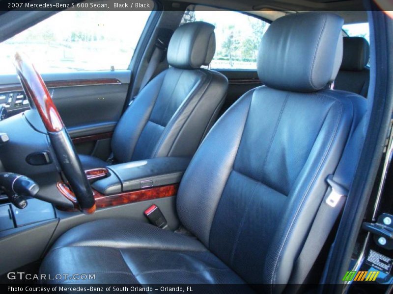  2007 S 600 Sedan Black Interior