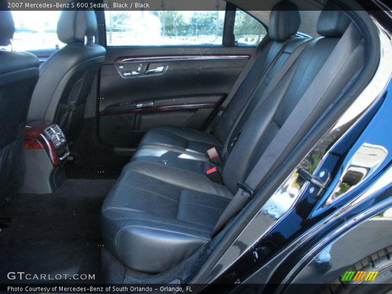  2007 S 600 Sedan Black Interior