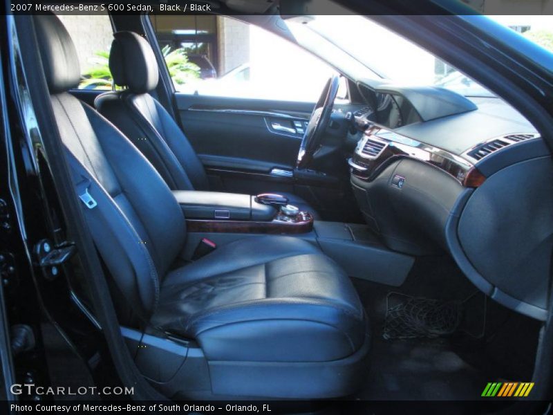 Black / Black 2007 Mercedes-Benz S 600 Sedan