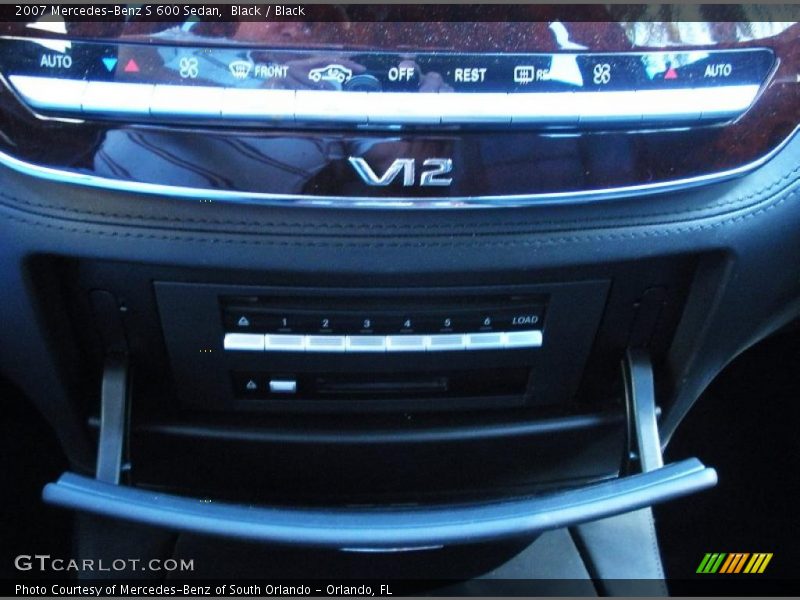 Black / Black 2007 Mercedes-Benz S 600 Sedan