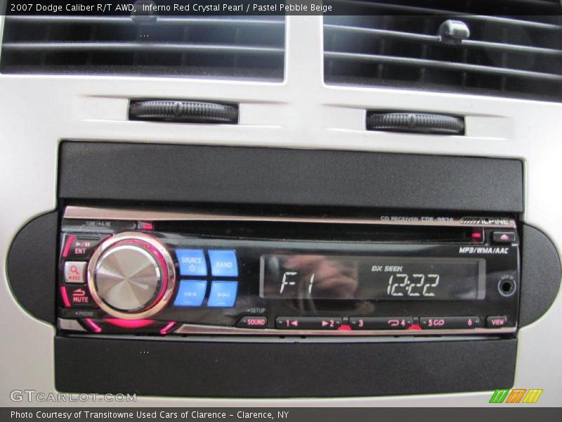 Inferno Red Crystal Pearl / Pastel Pebble Beige 2007 Dodge Caliber R/T AWD