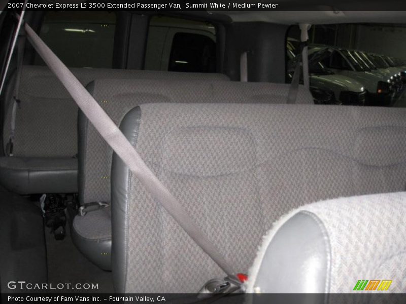 Summit White / Medium Pewter 2007 Chevrolet Express LS 3500 Extended Passenger Van