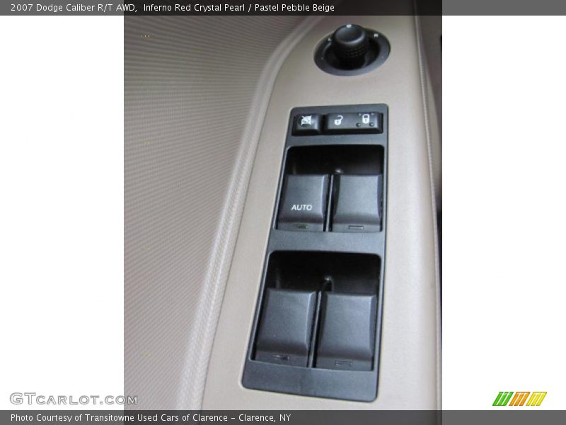 Inferno Red Crystal Pearl / Pastel Pebble Beige 2007 Dodge Caliber R/T AWD