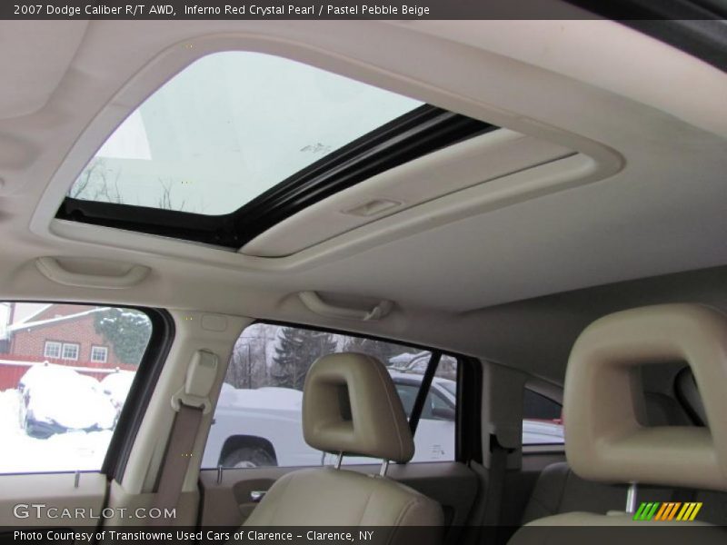 Inferno Red Crystal Pearl / Pastel Pebble Beige 2007 Dodge Caliber R/T AWD