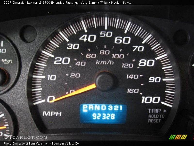 Summit White / Medium Pewter 2007 Chevrolet Express LS 3500 Extended Passenger Van