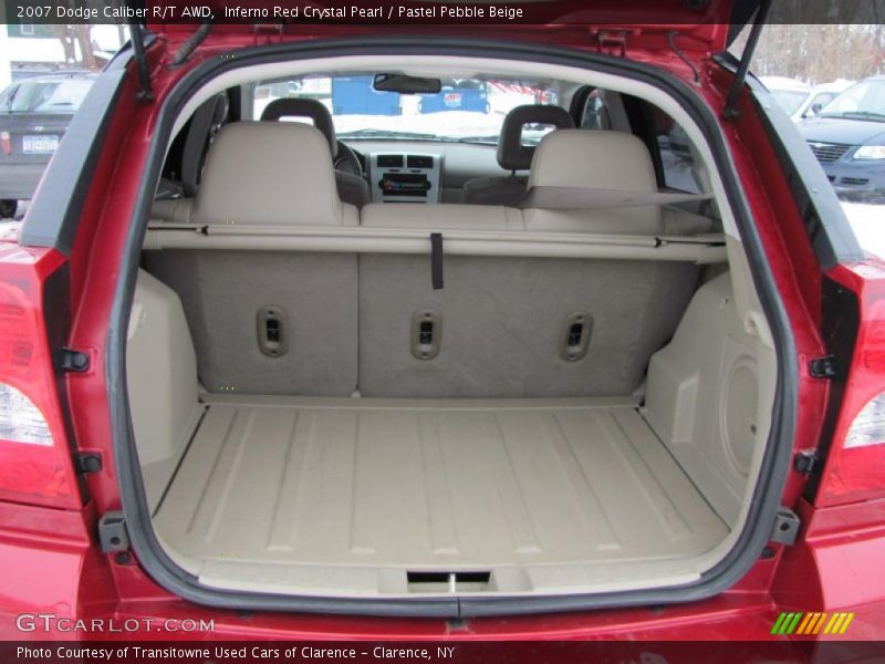 Inferno Red Crystal Pearl / Pastel Pebble Beige 2007 Dodge Caliber R/T AWD