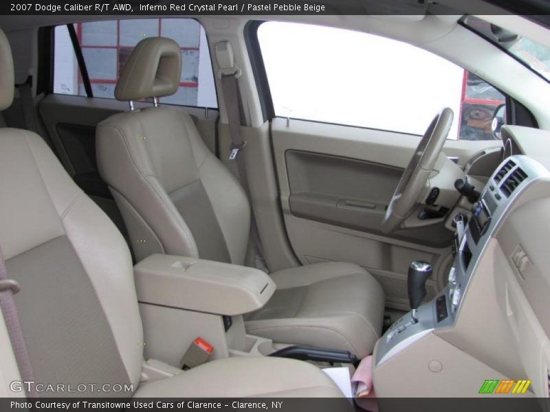 Inferno Red Crystal Pearl / Pastel Pebble Beige 2007 Dodge Caliber R/T AWD