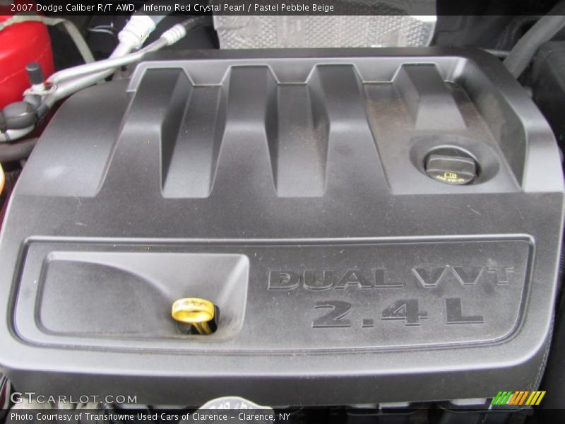 Inferno Red Crystal Pearl / Pastel Pebble Beige 2007 Dodge Caliber R/T AWD