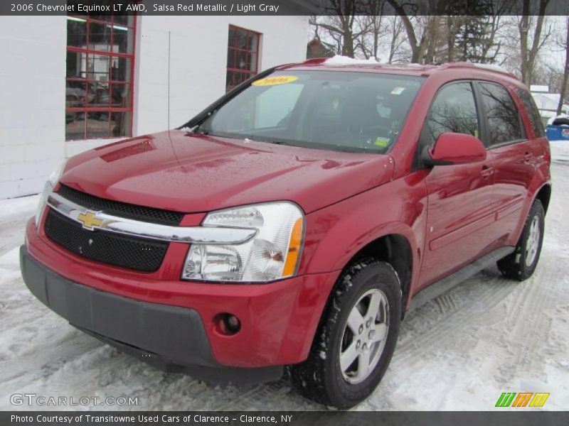 Salsa Red Metallic / Light Gray 2006 Chevrolet Equinox LT AWD