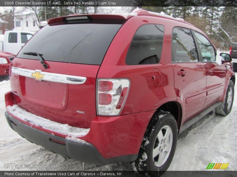 Salsa Red Metallic / Light Gray 2006 Chevrolet Equinox LT AWD