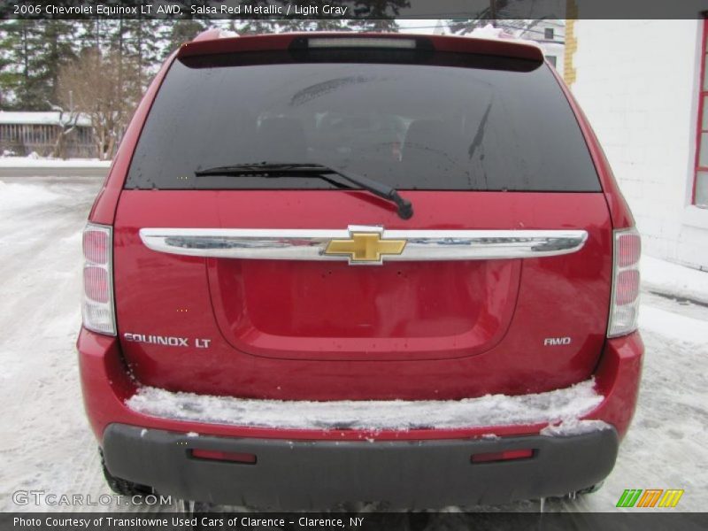 Salsa Red Metallic / Light Gray 2006 Chevrolet Equinox LT AWD