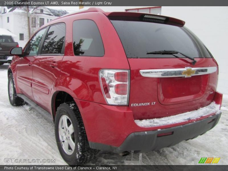 Salsa Red Metallic / Light Gray 2006 Chevrolet Equinox LT AWD