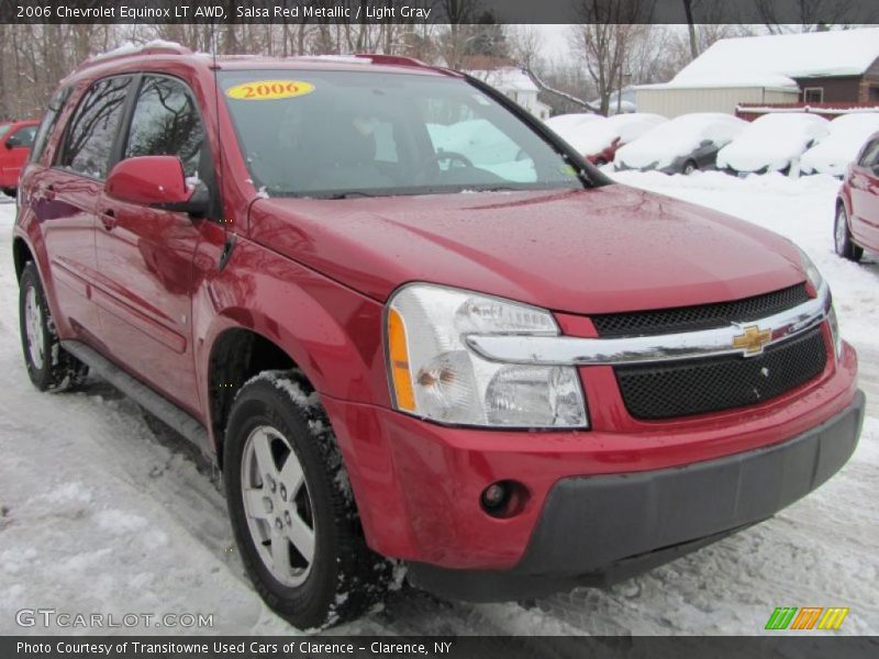 Salsa Red Metallic / Light Gray 2006 Chevrolet Equinox LT AWD