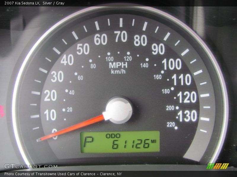 Silver / Gray 2007 Kia Sedona LX
