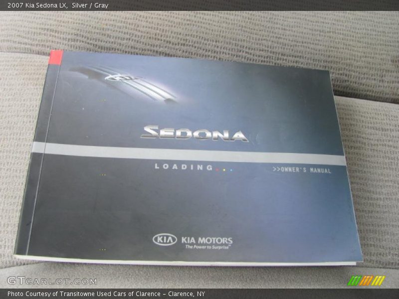 Silver / Gray 2007 Kia Sedona LX