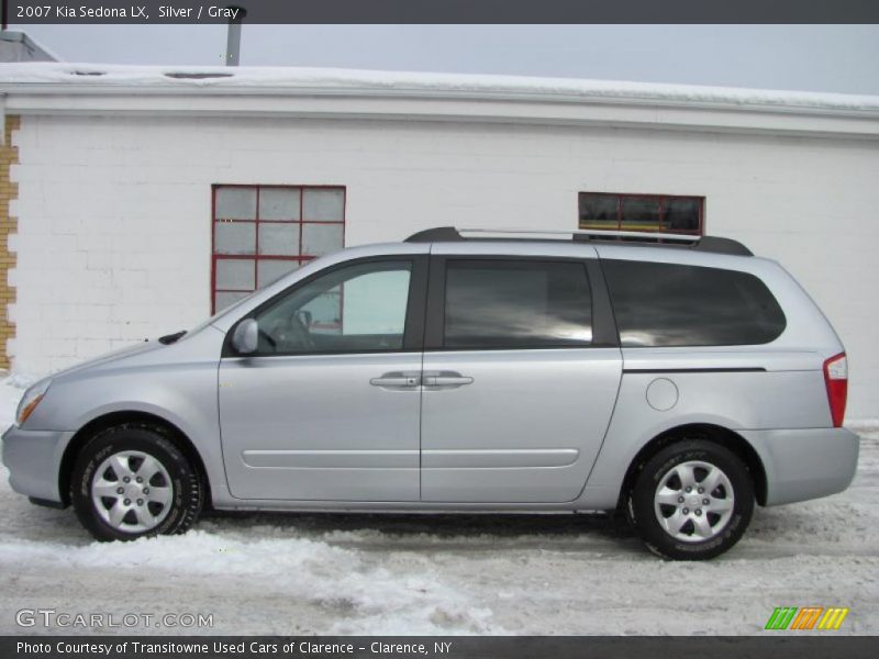 Silver / Gray 2007 Kia Sedona LX