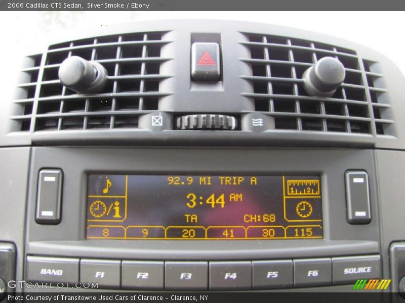 Silver Smoke / Ebony 2006 Cadillac CTS Sedan