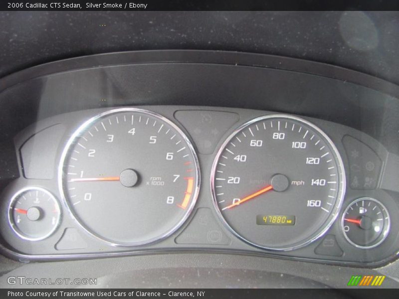 Silver Smoke / Ebony 2006 Cadillac CTS Sedan