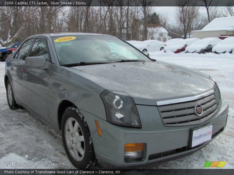 Silver Smoke / Ebony 2006 Cadillac CTS Sedan