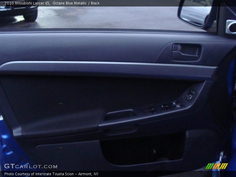 Octane Blue Metallic / Black 2010 Mitsubishi Lancer ES