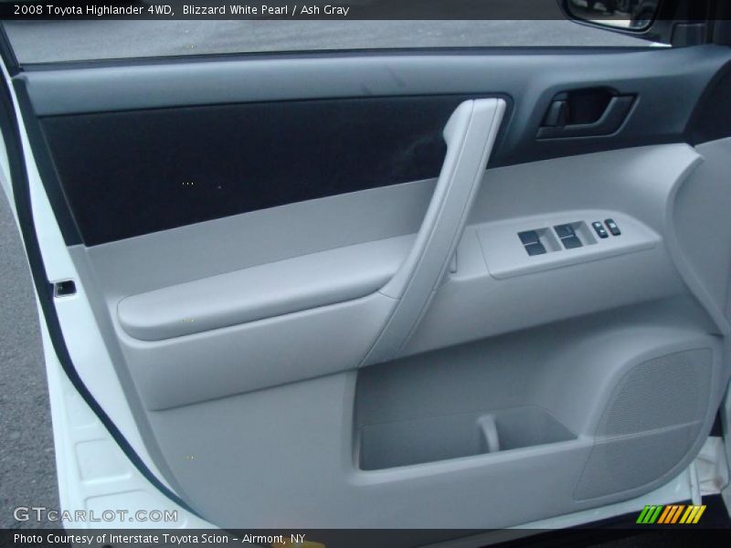 Blizzard White Pearl / Ash Gray 2008 Toyota Highlander 4WD