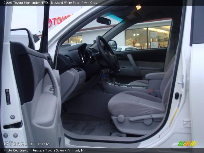 Blizzard White Pearl / Ash Gray 2008 Toyota Highlander 4WD