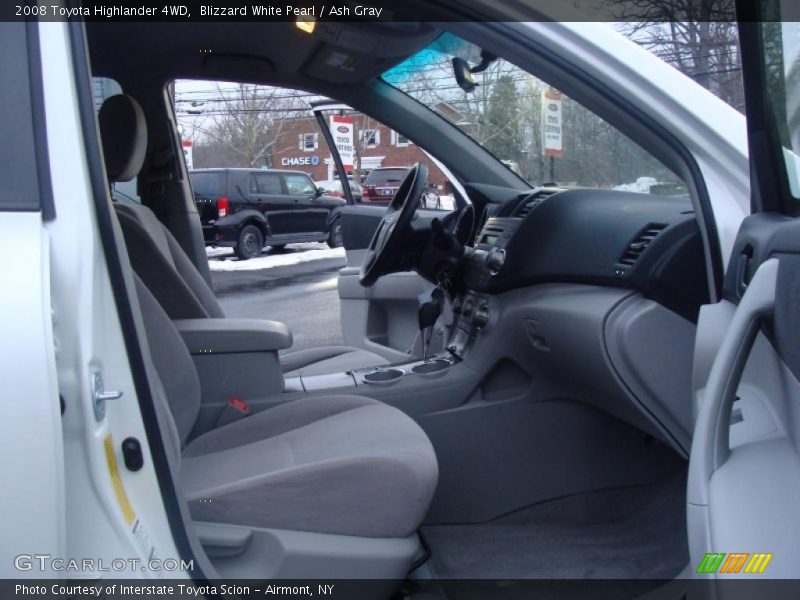 Blizzard White Pearl / Ash Gray 2008 Toyota Highlander 4WD
