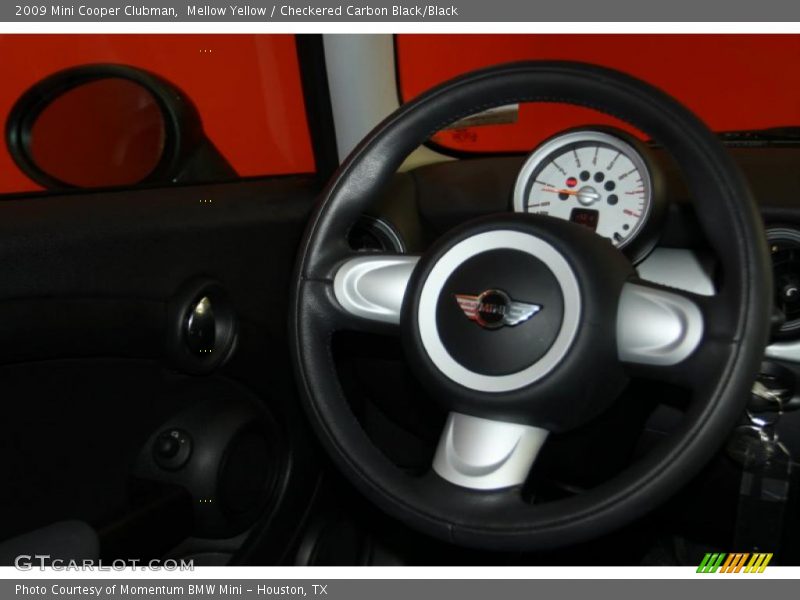 Mellow Yellow / Checkered Carbon Black/Black 2009 Mini Cooper Clubman