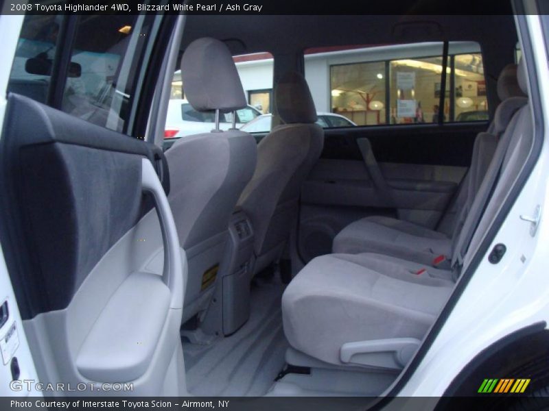 Blizzard White Pearl / Ash Gray 2008 Toyota Highlander 4WD