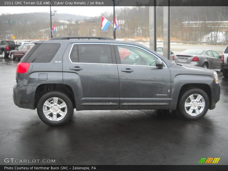 Cyber Gray Metallic / Jet Black 2011 GMC Terrain SLE AWD