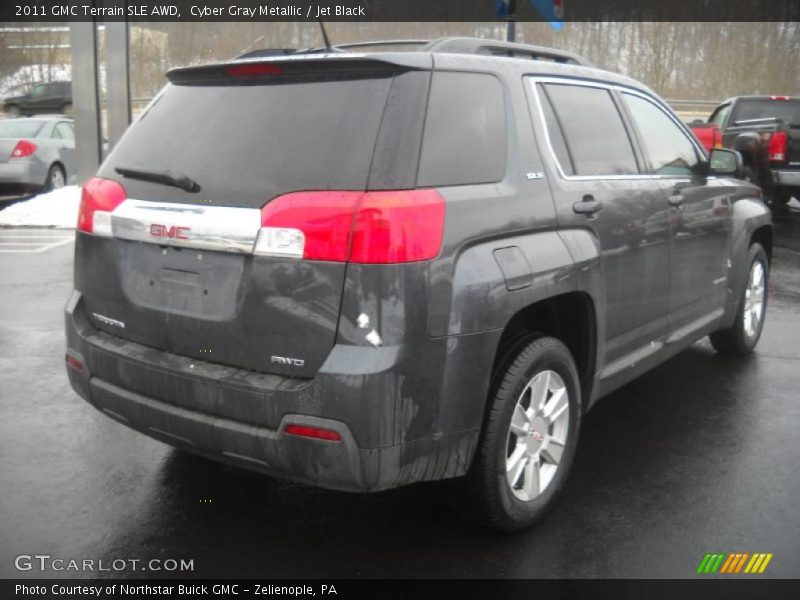Cyber Gray Metallic / Jet Black 2011 GMC Terrain SLE AWD