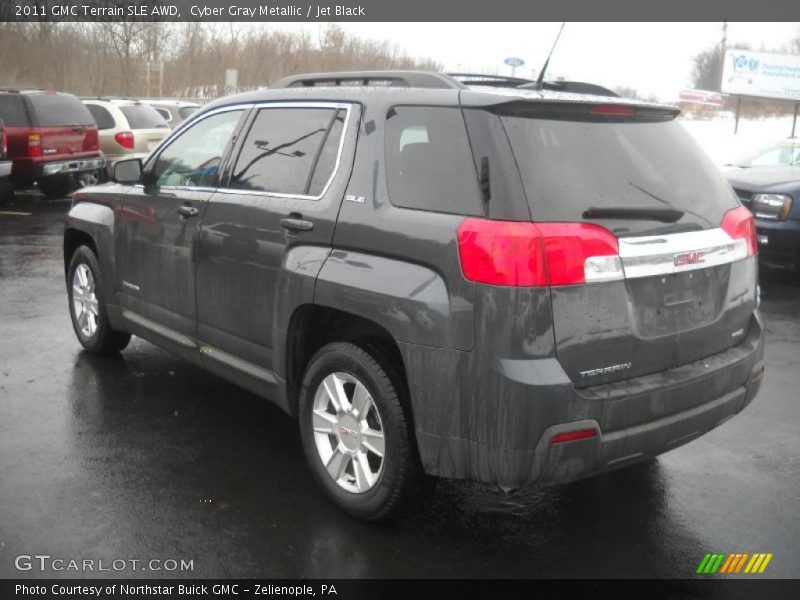 Cyber Gray Metallic / Jet Black 2011 GMC Terrain SLE AWD