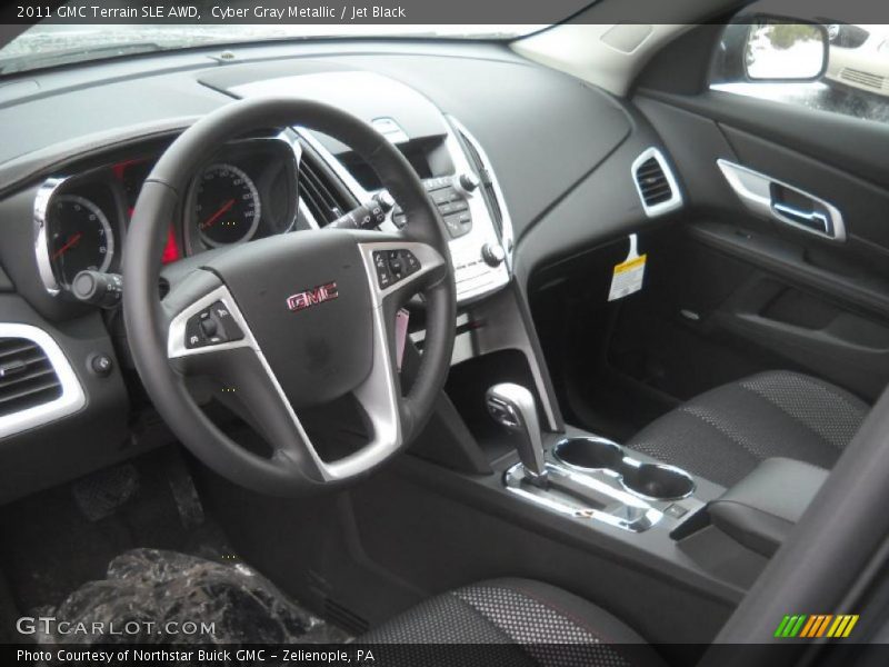 Cyber Gray Metallic / Jet Black 2011 GMC Terrain SLE AWD