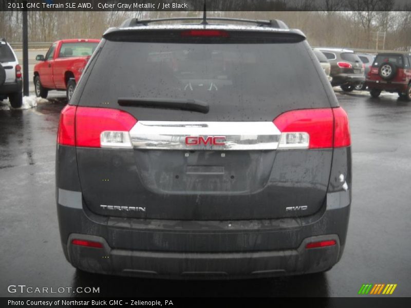 Cyber Gray Metallic / Jet Black 2011 GMC Terrain SLE AWD