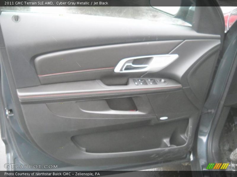Cyber Gray Metallic / Jet Black 2011 GMC Terrain SLE AWD