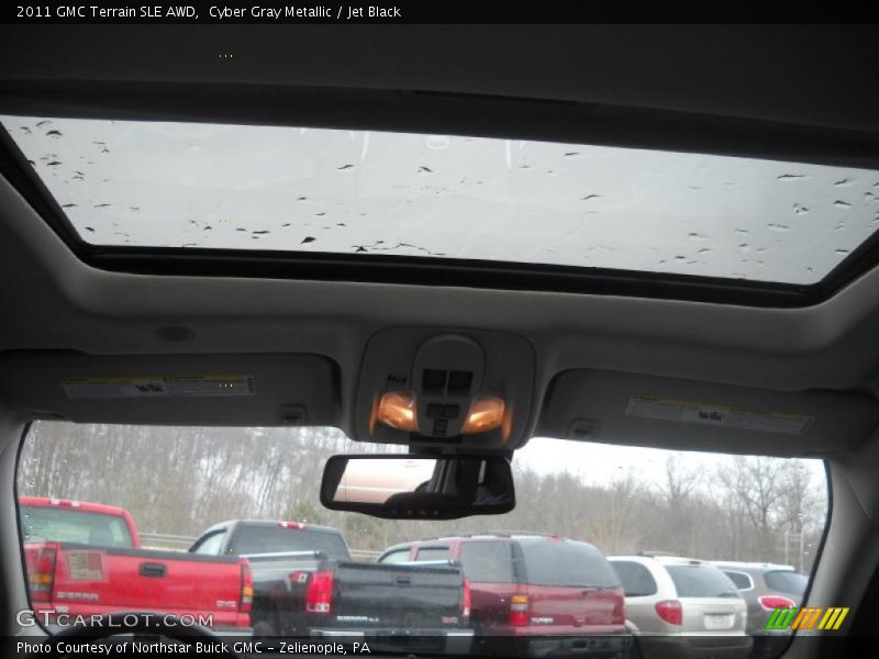 Cyber Gray Metallic / Jet Black 2011 GMC Terrain SLE AWD