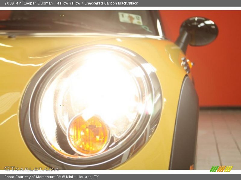 Mellow Yellow / Checkered Carbon Black/Black 2009 Mini Cooper Clubman