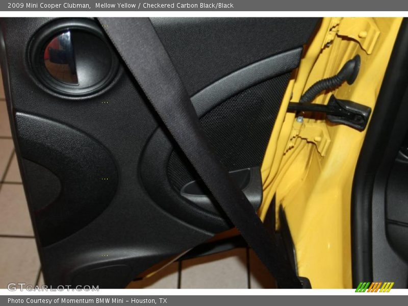 Mellow Yellow / Checkered Carbon Black/Black 2009 Mini Cooper Clubman