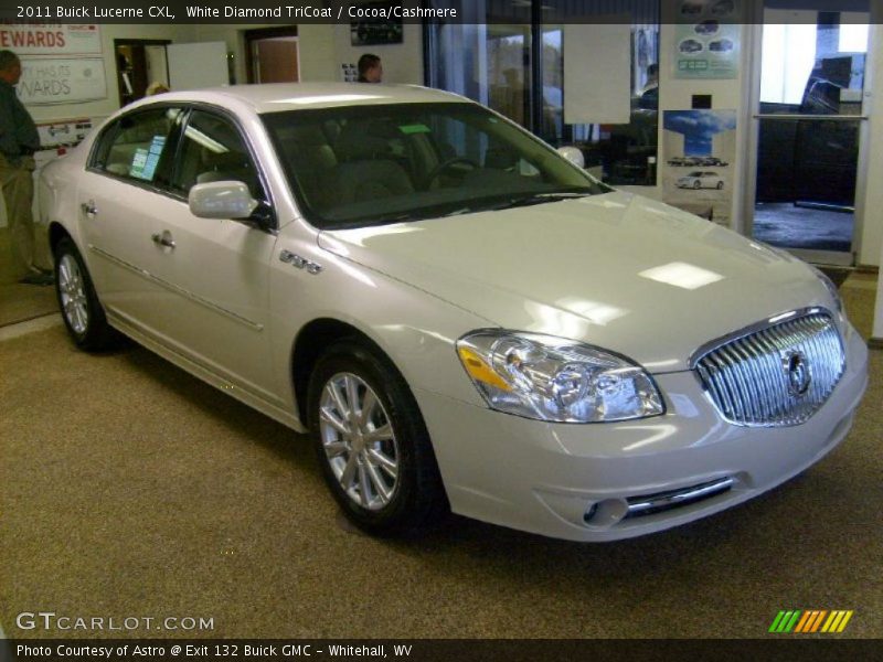 White Diamond TriCoat / Cocoa/Cashmere 2011 Buick Lucerne CXL