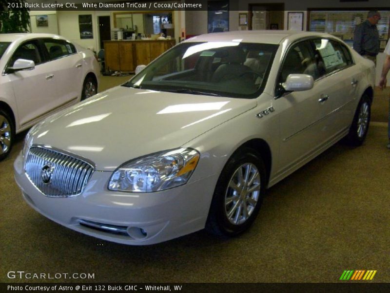 White Diamond TriCoat / Cocoa/Cashmere 2011 Buick Lucerne CXL