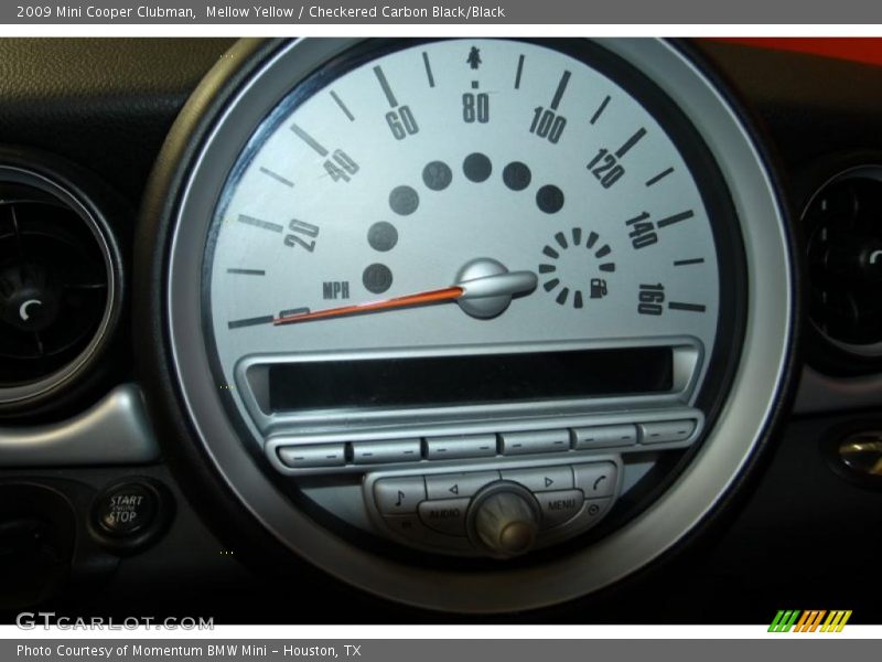 Mellow Yellow / Checkered Carbon Black/Black 2009 Mini Cooper Clubman
